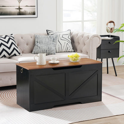 HOOBRO 39.4-inch Vintage Wooden Storage Box