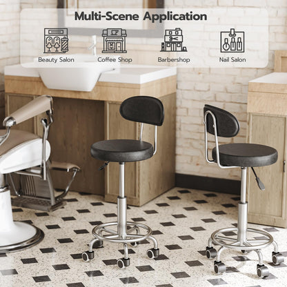 HOOBRO Height-Adjustable 360° Swivel Caster Multifunctional Office Chair