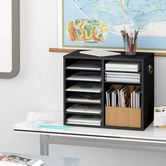 HOOBRO 12-Compartment Office File Cabinet with Adjustable Shelves