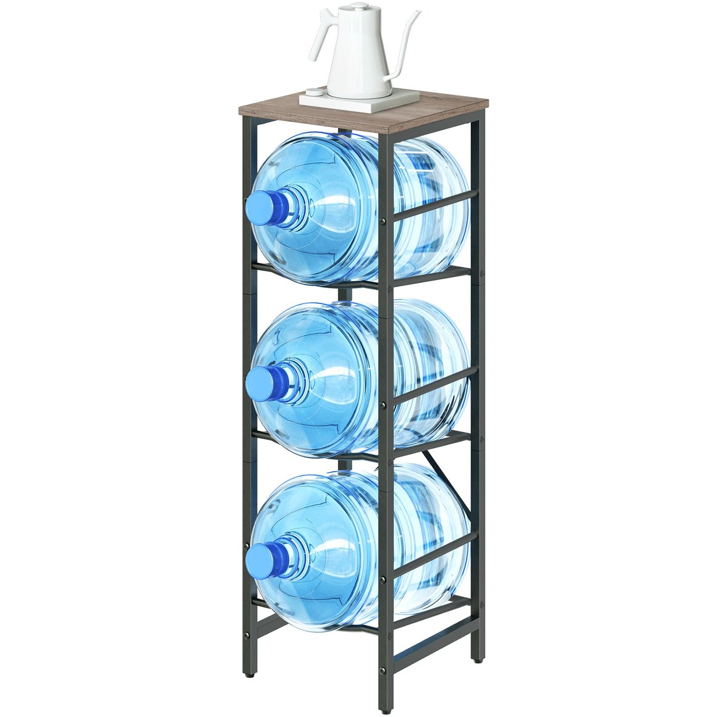 HOOBRO 3-Tier 5-Gallon Water Bottle Rack