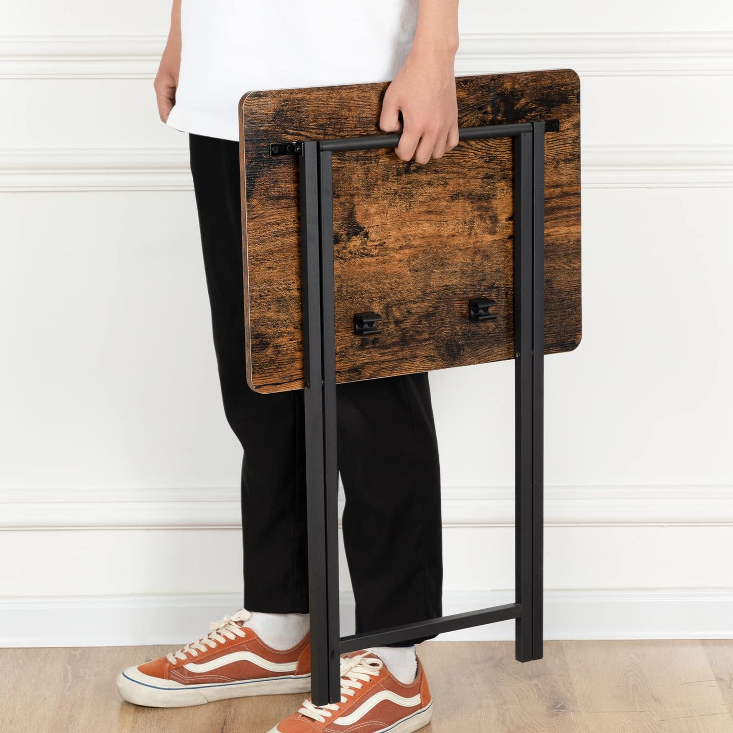 HOOBRO Folding TV Tray Tables for Small Space / 2PICS