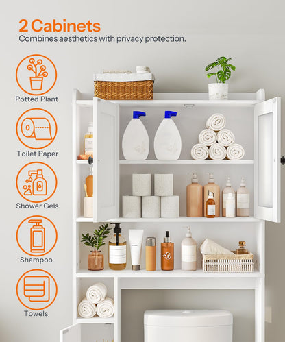 HOOBRO Farmhouse Over The Toilet Storage Cabinet