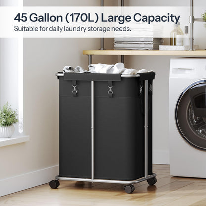 HOOBRO 170L(45 Gallons) Laundry Basket with Wheels