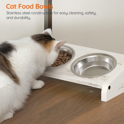 HOOBRO Cat Automatic Litter Box Enclosure Furniture with Charging Station