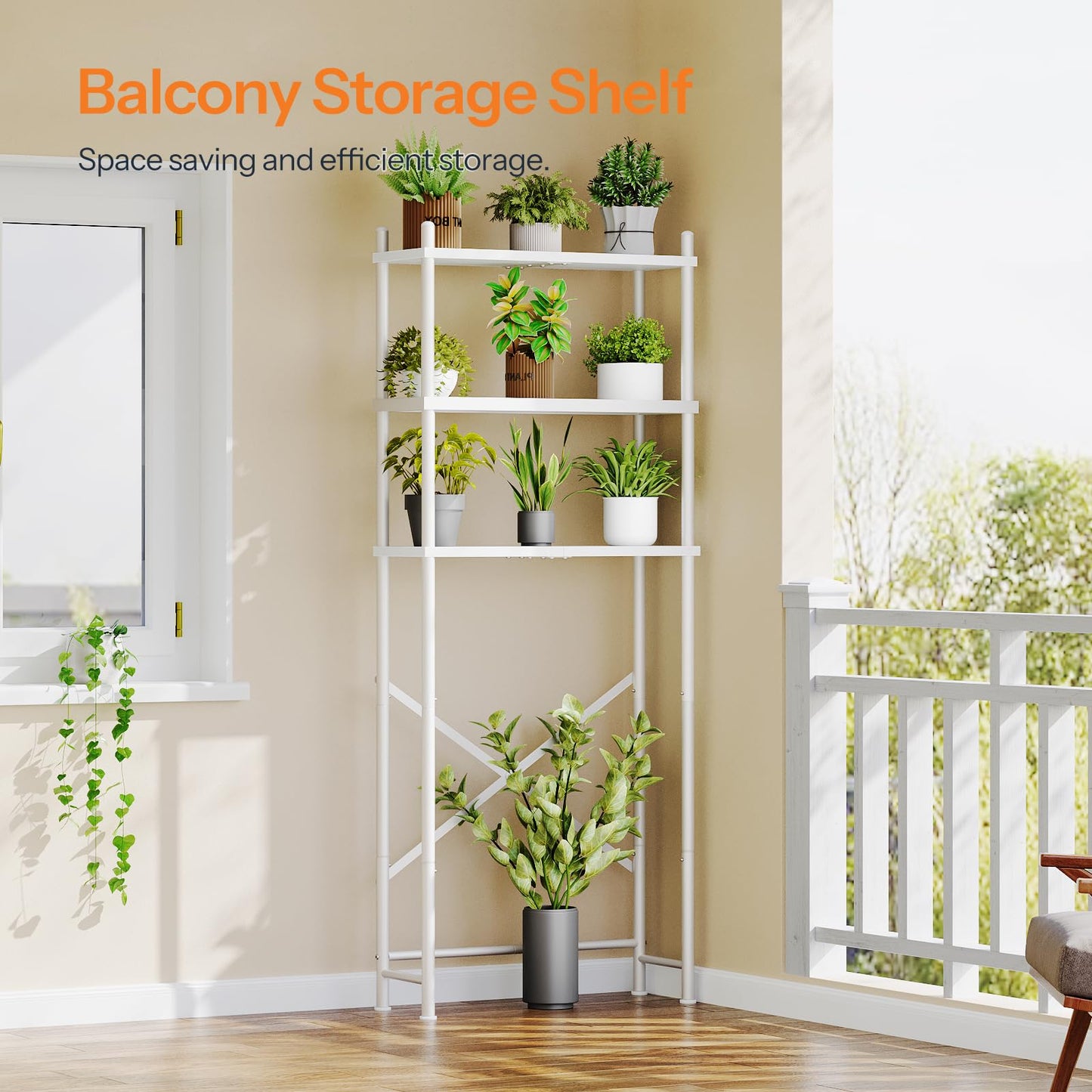 HOOBRO 3-Tier Bathroom Organizer Shelf Over The Toilet Storage