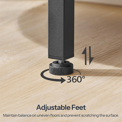 HOOBRO Industrial 5-Tier Bookshelf with 12 Open Shelves & Fabric Drawer