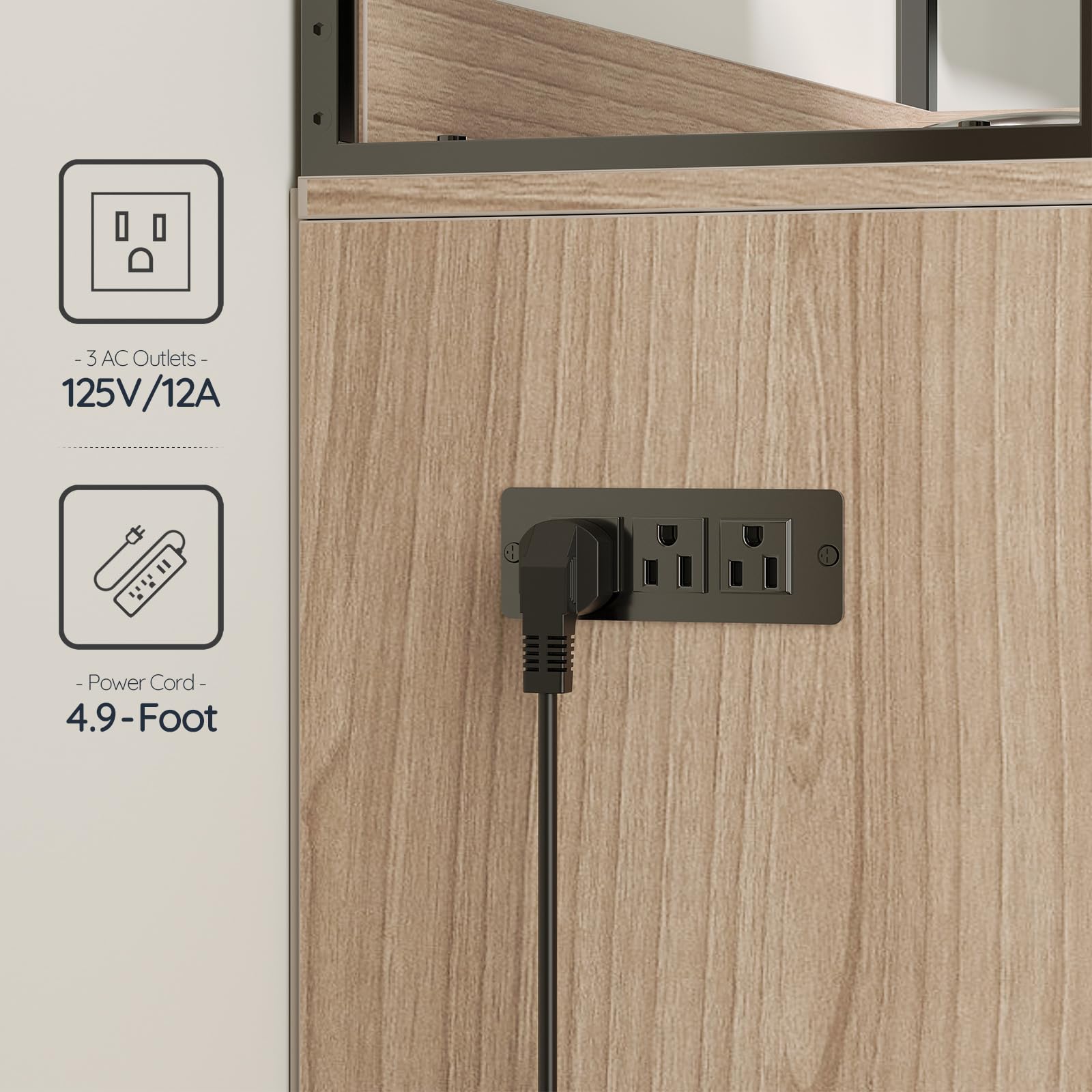 HOOBRO Automatic Cat Litter Box Enclosure with Charging Station