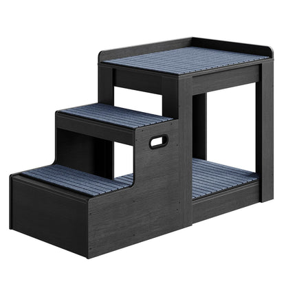 HOOBRO Pet Bunk Bed with Removable Ladder & Storage Compartments & 4 Non-Slip Mats