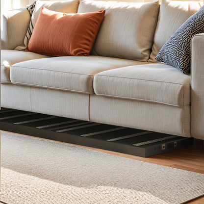 HOOBRO 63-inch L 4-Level Height Adjustable Dog Ramp for Bed