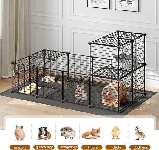 HOOBRO Guinea Pig Cage with Waterproof Mat