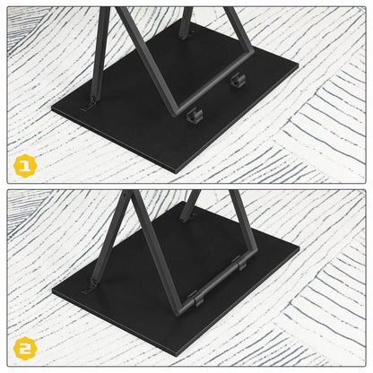 HOOBRO Black Folding TV Tray Table /2PICS