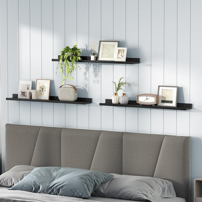 HOOBRO Floating Shelves, Wall Shelf Set of 3, 35.4 Inches Hanging Shelf