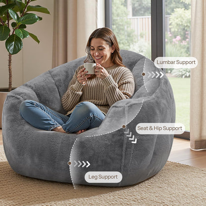 HOOBRO Oversized Bean Bag Chair for Adult