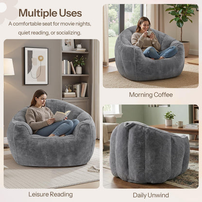 HOOBRO Oversized Bean Bag Chair for Adult