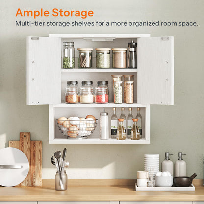 HOOBRO Bathroom Wall Cabinet & Medicine Cabinet with Adjustable Shelf