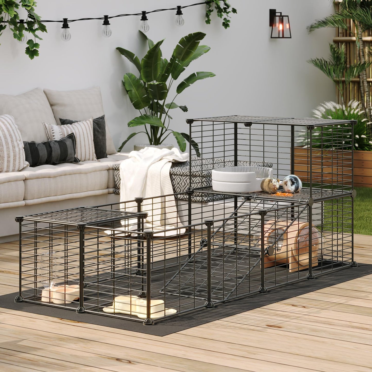 HOOBRO Guinea Pig Cage with Waterproof Mat