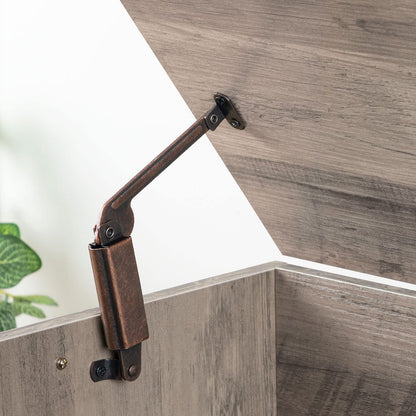 HOOBRO 39.3-inch Toy Box Storage Box with Drawer Safety Hinges