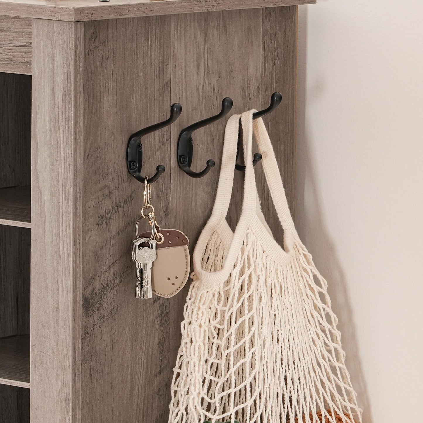 HOOBRO 9-Tier Shoe Storage Cabinet with 24 Compartments & 3 Hooks