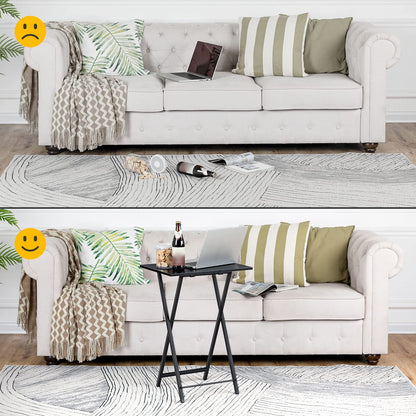 HOOBRO Black Folding TV Tray Table /2PICS