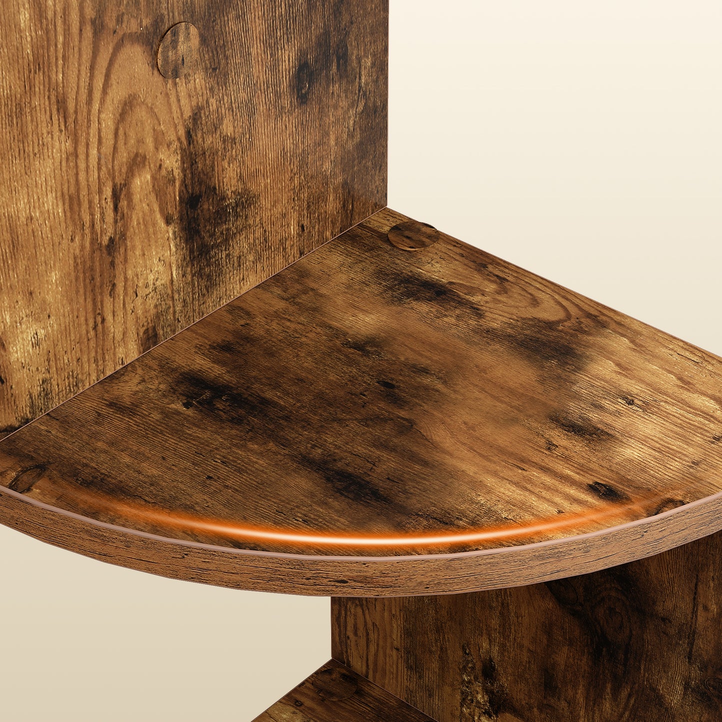 HOOBRO 4-Tier Wall-Mounted Corner Shelf / 2pics