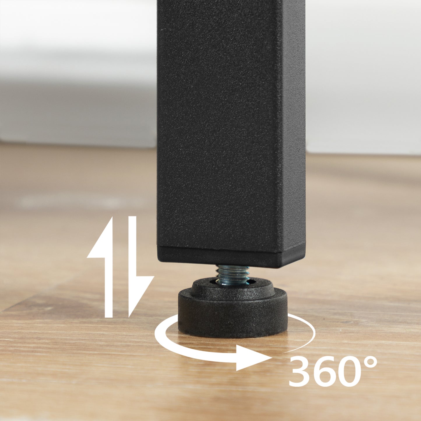 HOOBRO Narrow End Table with 3-Tier Storage Shelf