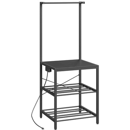 HOOBRO 3D Printer Stand with Spool Holder and 2-Tier Filament Storage Rack
