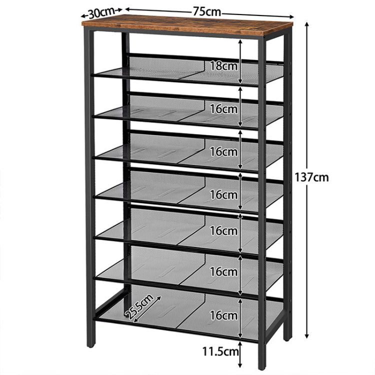 HOOBRO Shoe Organizer, 8 Cube Shoe Rack with Door, Holds 32 Pairs