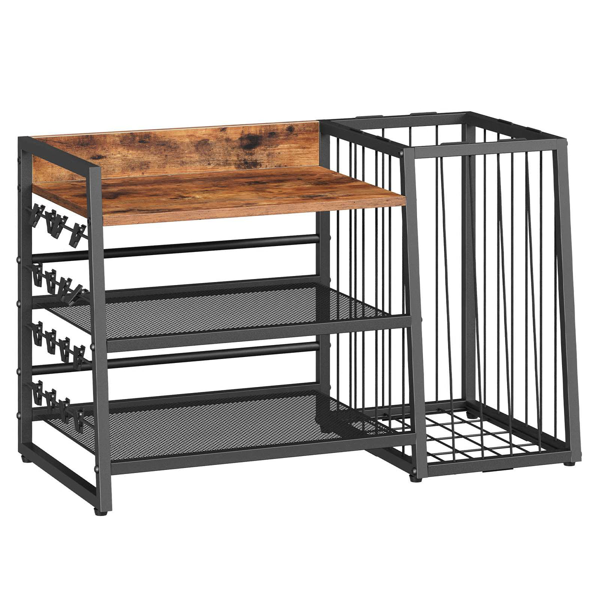 HOOBRO Countertop Snack Organizer Rack for Office Break Room & Kitchen