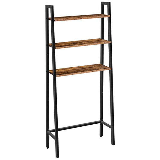 HOOBRO Over the Toilet Storage, 3 Tier Over Toilet Bathroom Organizer with Adjustable Feet, Industrial Multi-Functional Toilet Rack, Bathroom Storage Organizer, Easy to Assemble