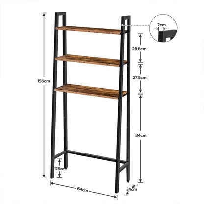 HOOBRO Over the Toilet Storage, 3 Tier Over Toilet Bathroom Organizer with Adjustable Feet, Industrial Multi-Functional Toilet Rack, Bathroom Storage Organizer, Easy to Assemble