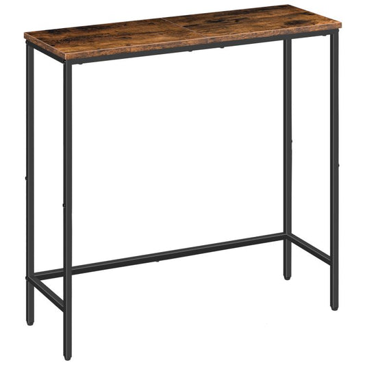 HOOBRO Narrow Console Table, 29.5" Small Entryway Table, Thin Sofa Table, Side Table, Display Table, for Hallway, Bedroom, Living Room, Foyer