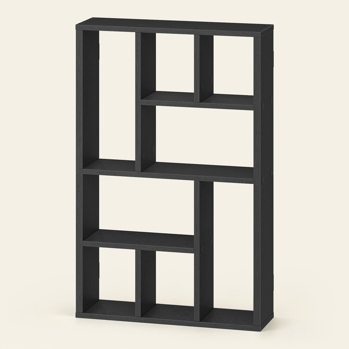 HOOBRO Wall Mounted 9-Compartment Display Shelf Wooden Perfume Organizer