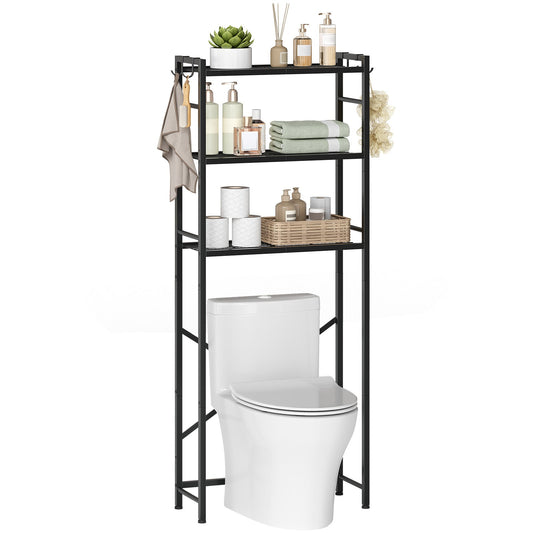 HOOBRO 3-Tier Over the Toilet Storage Rack, Bathroom Space Saver Organizer