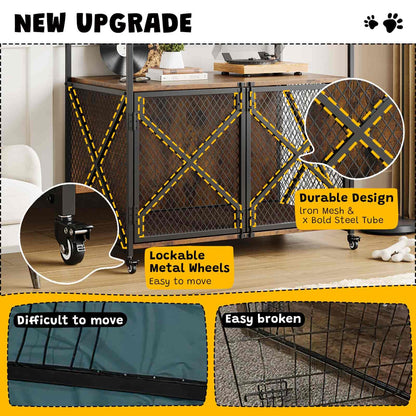 Furniture with mesh design, lockable wheels, and durable material features.