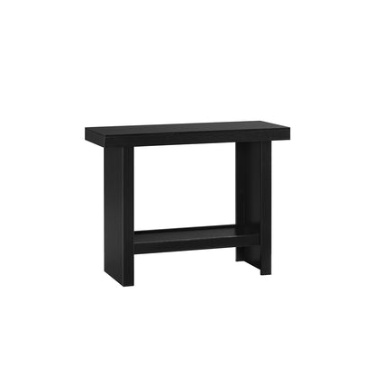 HOOBRO Modern Console Table, 39.4" Black Rectangular Entryway Table