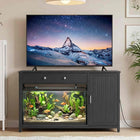 HOOBRO 55-75 Gallon Heavy Duty 650LB Capacity Aquarium Stand with Charging Station