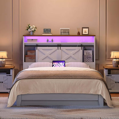 Modern bedroom setup with a bed, nightstands, and decorative items.