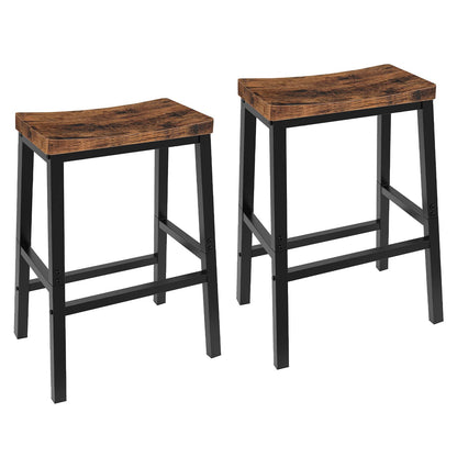HOOBRO Kitchen Saddle Bar Stool / 2PICS