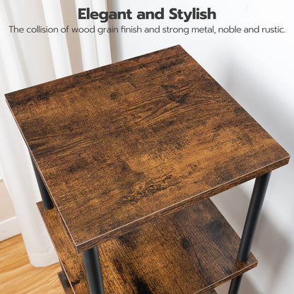 HOOBRO Industrial Style Six-Tier Square Corner Shelf