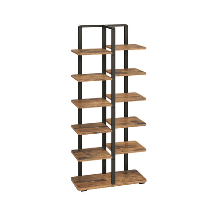 HOOBRO Vertical Shoe Rack, 6-Tier Tall Shoe Storage Organizer