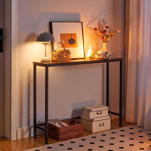 HOOBRO 39.4-inch Narrow Entryway Console Table